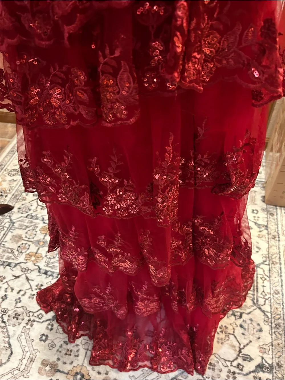 Source Unknown elegant red